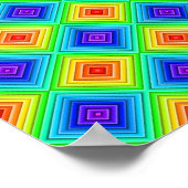 Geometric Topography (pattern) - Poster Print (Hoek)