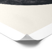 Geometric Tribal Pattern Eclipse Moon Art Print (Hoek)