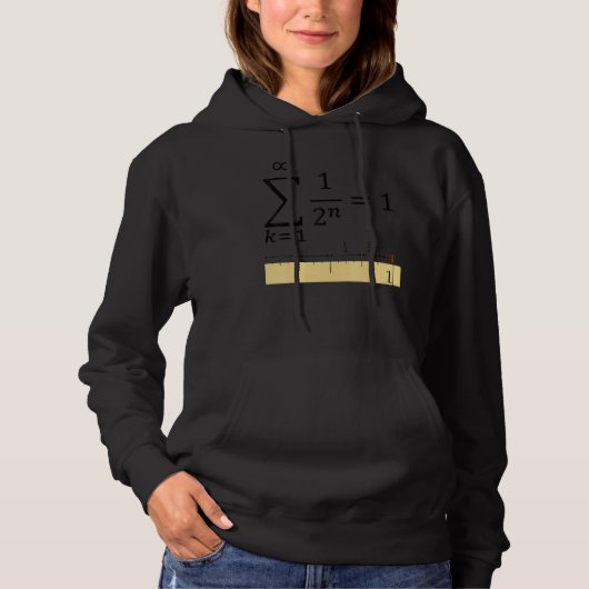 Geometrical Sum Cool Notion Of Math And Science 2 Hoodie (Voorkant)