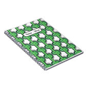 Geométrico en verde notitieboek (Rechterzijde)