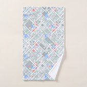 Géométrie abstraite moderne. (Serviette à main)