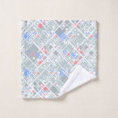 Géométrie abstraite moderne. (Gant de toilette)