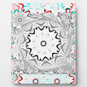 Geometrie Afrika roze cyaan Fotoplaat