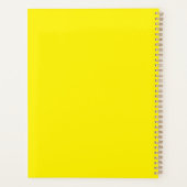 Géométrie carré jaune et bleu (Dos)