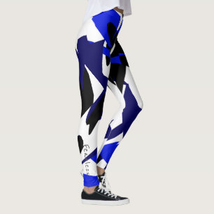 Géométrie d'art Abstraite funky Leggings sans peur