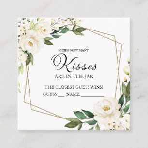 Géométrie de verdure Combien de cartes de baisers