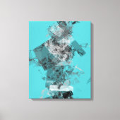 Geometrie deconstrueren canvas afdruk (Voorkant)