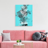 Geometrie deconstrueren canvas afdruk (Insitu (Woonkamer))