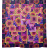 Geometrie Douchegordijn (Voorkant)