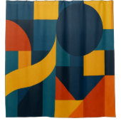 Géométrie du rideau de douche émotion (Devant)