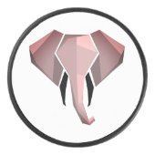 Geometrie Elephant Head Hockey Puck (Voorkant)
