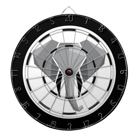 Geometrie Elephant Head Regulation Dartbord (Voorkant)