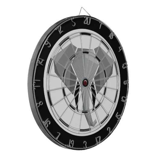 Geometrie Elephant Head Regulation Dartbord (Voorkant Links)