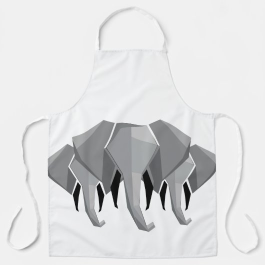 Geometrie Elephant Head Schort (Voorkant)