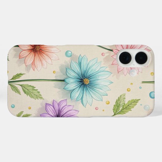 Géométrie en gras : coque iphone d'art moderne (Verso (horizontal))