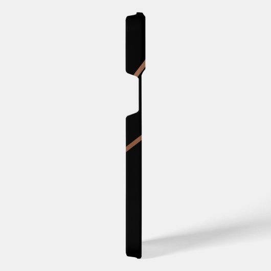 Géométrie en or noir et Rose (Côté droit)