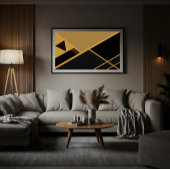 Géométrie en toile de tons de terre Imprimer