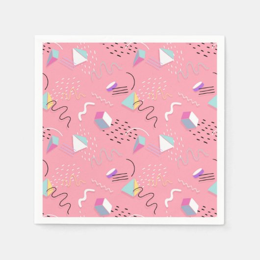 Geometrie en vierkant servet (Voorkant)
