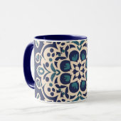 géométrie et calligraphie arab Mug (Devant gauche)