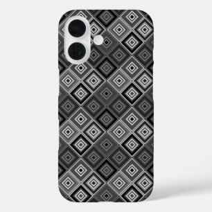 Geometrie etnische patchwork iPhone 16 hoesje