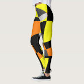 Géométrie funky Art Abstrait Leggings Sport (Gauche)