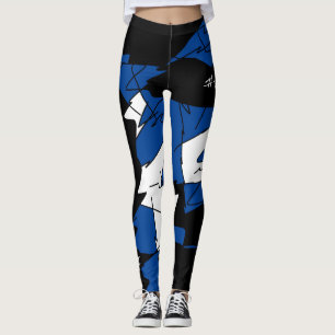 Géométrie funky Art Abstrait Sport Leggings
