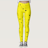 Géométrie funky Pots d'art Abstraits Leggings (Devant)