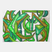 Geometrie Homework - Abstracte kunst Theedoek (Horizontaal)