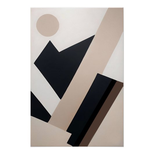 Geometrie in harmonie perfect poster (Voorkant)