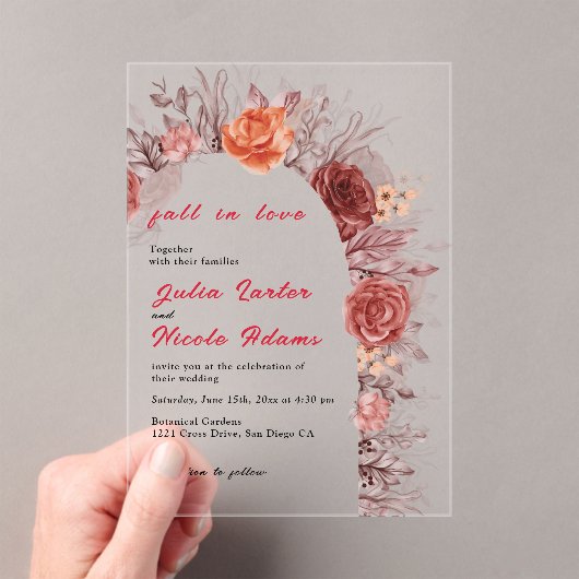  geometrie ingewikkelde klassieke motief bruiloft acryl uitnodigingen (Insitu (Draagbaar))