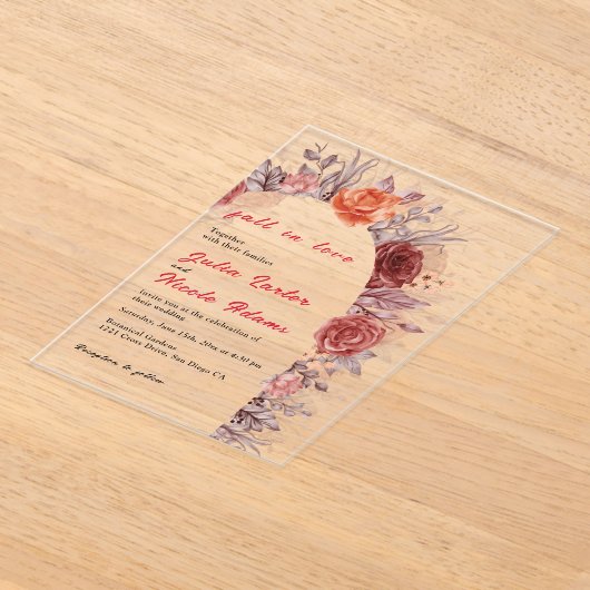  geometrie ingewikkelde klassieke motief bruiloft acryl uitnodigingen (Laagn)