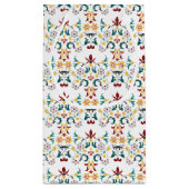 geometrie ingewikkelde klassieke motief bruiloft klein cadeauzakje (Achterkant)