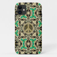 Géométrie médiévale Steampunk Paix iPhone 5 Coque