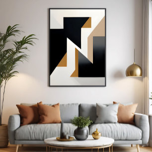 Geometrie met Verbinding Poster