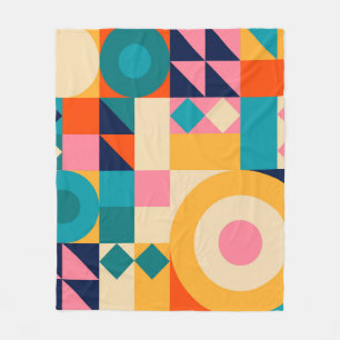 Geometrie minimalistisch: illustratie Poster Fleece Deken