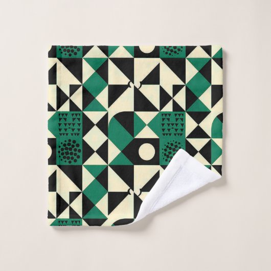 Géométrie moderne : (Gant de toilette)