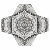 Géométrie - Monochrome : Précision cosmique (Plat)