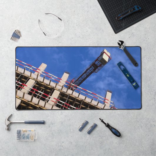 Geometrie omhoog in de lucht bureaumat (Werkstation)