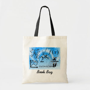 Geometrie op een boekzak tote bag