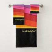 Géométrie romantique d'art moderne - jaune orange  (En situation)