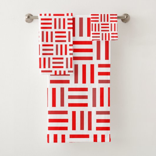 Géométrie rouge et blanche (En situation)