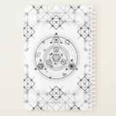 Géométrie sacrée et motif d'alchimie géométrique (Dos)