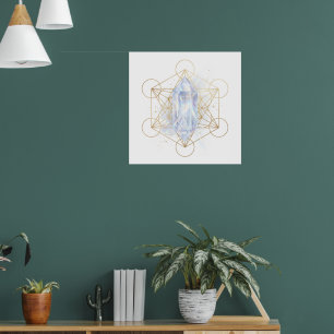 Géométrie sacrée - Impression d'art sur cristal