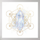 Géométrie sacrée - Impression d'art sur cristal | (Devant)