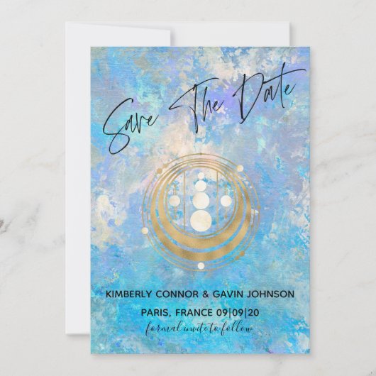 Géométrie sacrée Save The Date (Devant)