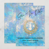 Géométrie sacrée Save The Date (Devant / Derrière)