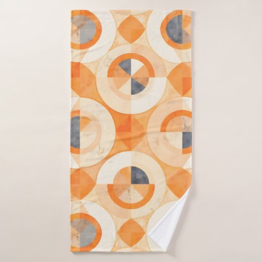 Géométrie Terra dégradée (Serviette de bain)