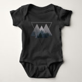 Geometrie Triangles Misty Fores Romper (Voorkant)