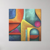 Geometrie van de essentie canvas afdruk (Voorkant)