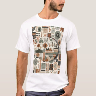 Geometrie van de natuur t-shirt